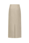 SWAYING/KNIT linen straight skirt SW23AW3B18 linen